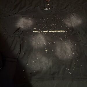 Men's Black 'Path to Paradise' Graphic Sweater Hellstar